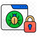 Web Virus Webpage Virus Website Virus Icon