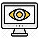 Web Vision Web Monitoring Web Analysis Icon