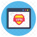 Vpn Web Vpn Site Vpn Pagina Web Ícone