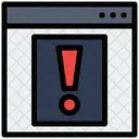 Web Warning  Icon