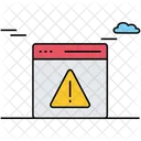 Web Warning Web Alert Web Error Icon