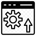 Webwartung Webentwicklung Webkonfiguration Symbol