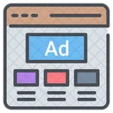 Web-Werbung  Symbol