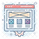 Website Content Website Layout Website Interface Icon