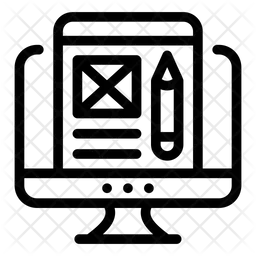Web Wireframe  Icon
