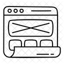 Web Wireframe  Icon