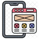 Web Wireframe Web Layout Web Template Icon