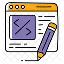 Web Writing Blog Writing Web Article Icon