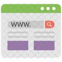 Website URL Online Icon