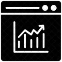 Webanalyse Statistische Analyse Geschaftsbewertung Symbol