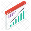 Webanalyse Grafische Darstellung Finanzdiagramm Symbol