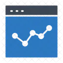 Analyse Diagramm Webseite Symbol