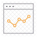 Analyse Diagramm Webseite Symbol