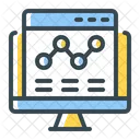 Analytik Markt Forschung Symbol