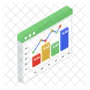 Webstatistiken Web Infografik Moderne Infografik Symbol