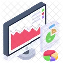 Webanalyse Web Infografik Webstatistiken Symbol