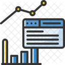 Webanalyse Statistik Infografik Symbol