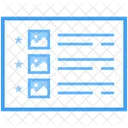 Blog Web Wireframe Web Web Design Icon