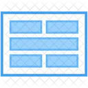 Blog Web Wireframe Web Web Design Icon