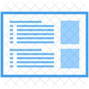 Blog Web Web Design Layout Web Icon