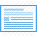 Blog Web Web Design Layout Web Icon