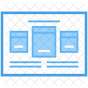 Blog Web Web Design Layout Web Icon