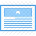 Blog Web Web Design Layout Web Icon