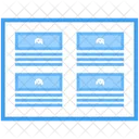 Blog Web Web Design Layout Web Icon