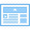 Blog Web Web Design Layout Web Icon