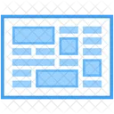 Blog Web Web Design Layout Web Icon