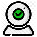 Webcam Allow Allowed Access Checkmark Icon