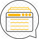 ウェブチャット、情報センター、チャット アイコン