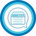 Webchat Info Center Chat Icon