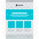 Web Design Site Layout Icon