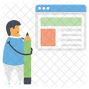 Web Design Interface Web Layout Web Ícone