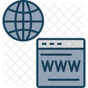 Internet Cloud Netzwerk Icon