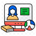 Webinar Videoanruf Videochat Icon