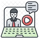 Webinar Education Learning Icon