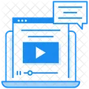 Webinar Webcast Video Chat Icon