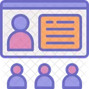 Webinar Education Training Icon