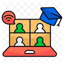 Webinar Video Call Live Call Icon