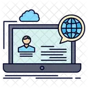 Webinar Forum Online Icon