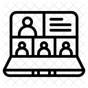 Screensharing Customerengagement Usermanagement Icon