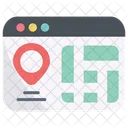Webiste Navigation Location Icon