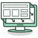 Weblayout Wireframe Template Icon