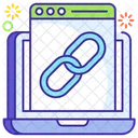 Weblink Hyperlink Webverbindung Symbol