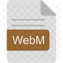 Webm File Format Icône