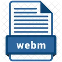 Webm Arquivo Formato Ícone