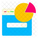 Webpage Visit Chart Symbol