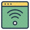 Internet Wireless Webpage Icon